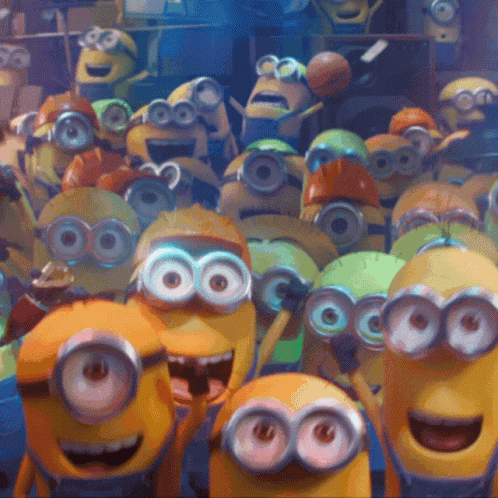 Minions Cheering GIF