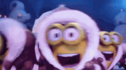 Minions Excited GIF