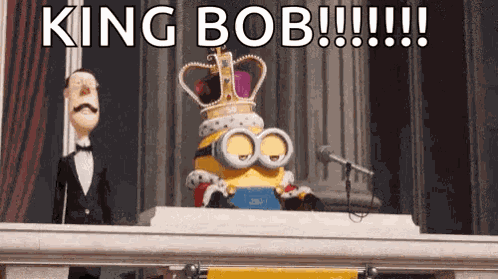 Minions King Bob GIF