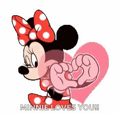 Minnie Mouse Heart GIF