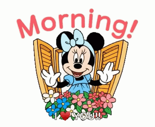 Minnie Mouse Morning GIF
