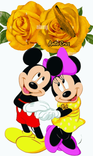 Minnie Y Micky GIF