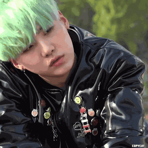 Mint Yoongi Min Yoongi GIF