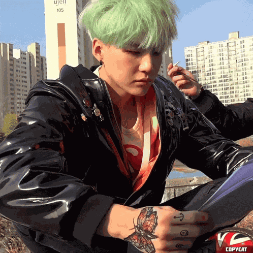 Mint Yoongi Min Yoongi GIF