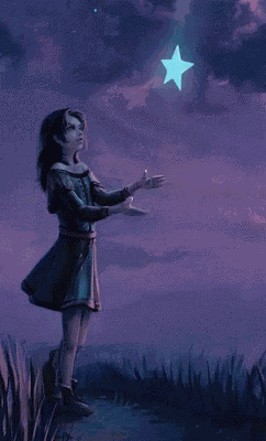 Mira De Vez En Cuando Hacia Arriba Te Conectas Shooting Star GIF