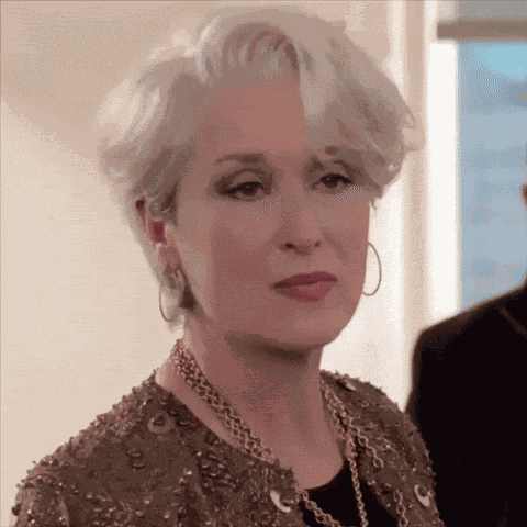 Miranda Priestly Meryl Streep GIF