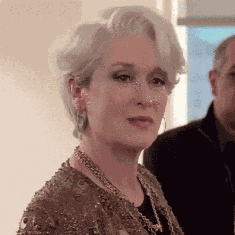 Miranda Priestly Meryl Streep GIF