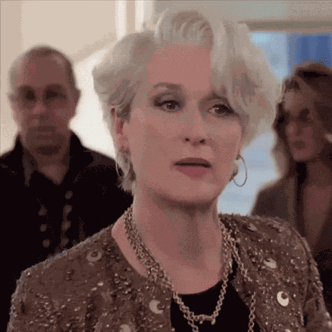 Miranda Priestly Meryl Streep GIF