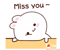 Miss You Sticker