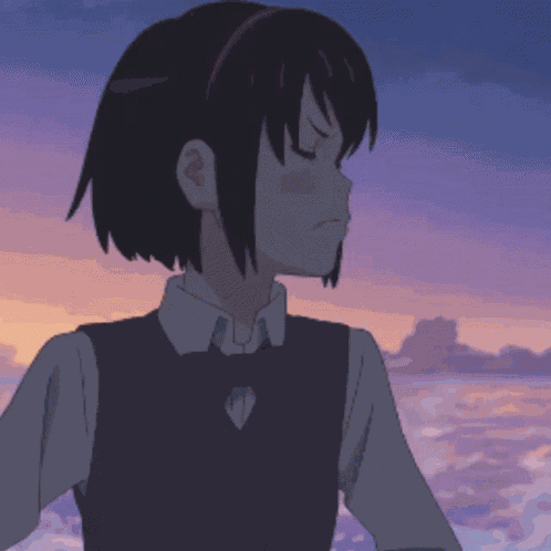 Mitsuha Laugh GIF