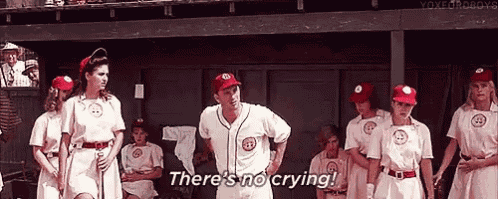 Mlb Theres No Crying In Baseball GIF