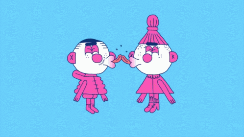 Modern Love Kissing GIF