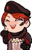Moira Popcorn Sticker