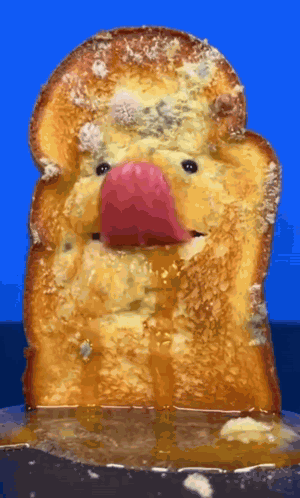 Moldy French Toast Lick GIF