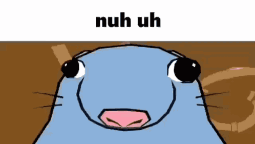 Mole Nuh Uh GIF