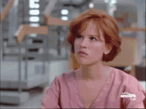 Molly Ringwald Breakfast GIF