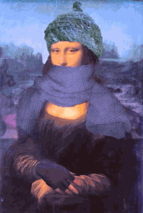 Mona Lisa Autumn Mona Lisa GIF