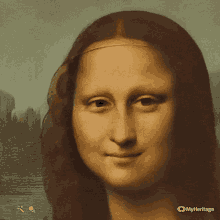 Mona Lisa Leonardo Da Vinci GIF