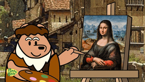 Mona Lisa Picasso GIF