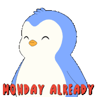 Monday Already Monday Again Sticker