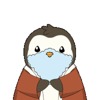 Monday Penguin Sticker