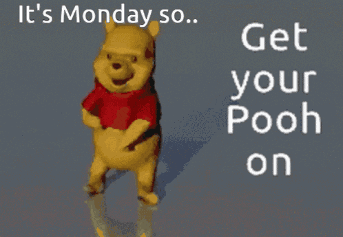 Monday Pooh GIF