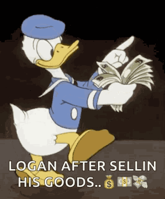 Money Donald Duck GIF