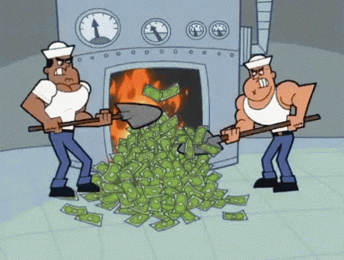 Money Fire GIF
