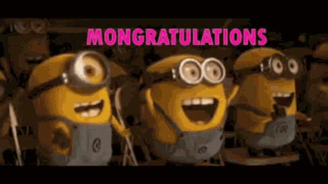 Mongratulations Congratulations GIF