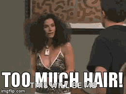 Monica Hair GIF