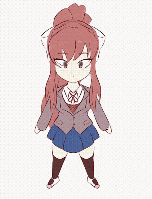 Monika Funny Dance GIF