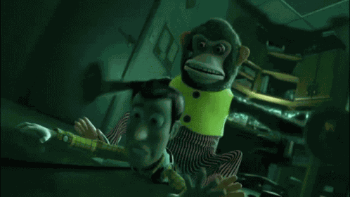 Monkey Toys Story GIF