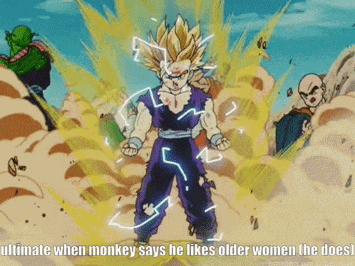 Monkeyybombb Gohan GIF