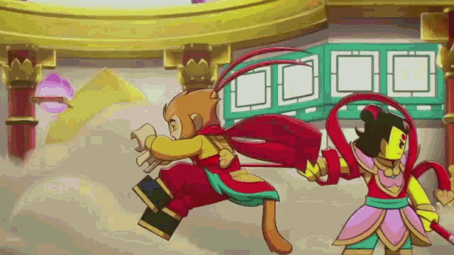 Monkie Kid Monkie Kid Fight Scene GIF