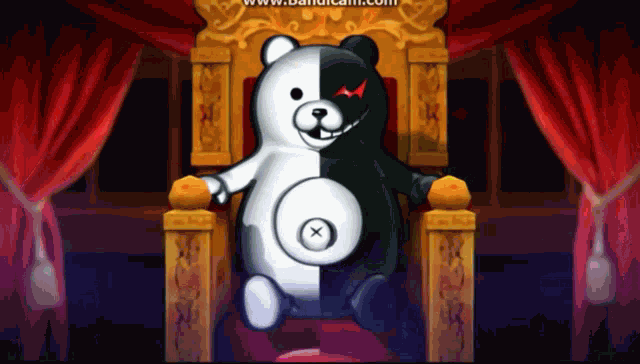 Monokuma Execution GIF