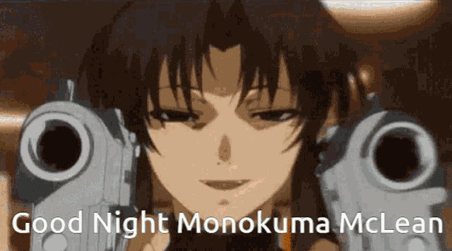 Monokuma Mclean Revy GIF