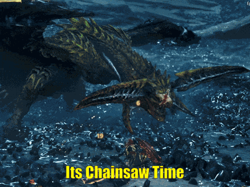 Monster Hunter Chainsaw GIF