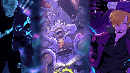 Monster Trio One Piece Monster Trio GIF