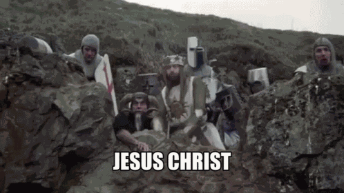 Monty Python And The Holy Grail Jesus GIF