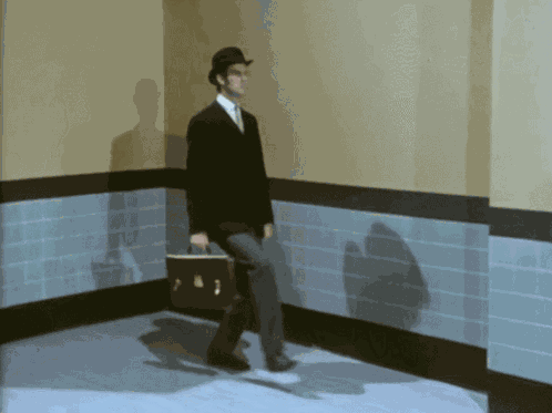 Monty Python Silly Walk GIF