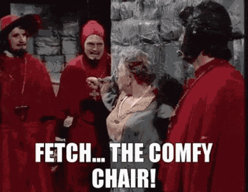 Monty Python The Comfy Chair GIF
