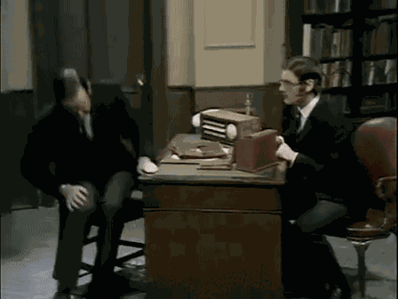 Monty Python'S Flying Circus Ministry Of Silly Walks John Cleese Michael Palin GIF