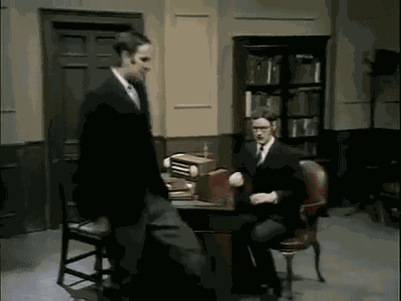 Monty Python'S Flying Circus Ministry Of Silly Walks Office Endless GIF