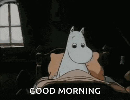 Moomin Morning GIF