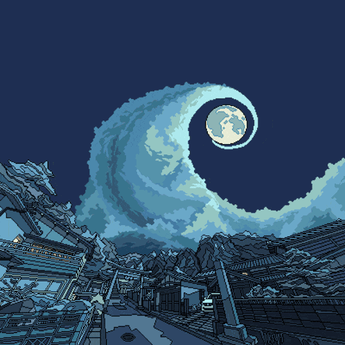 Moon Art GIF