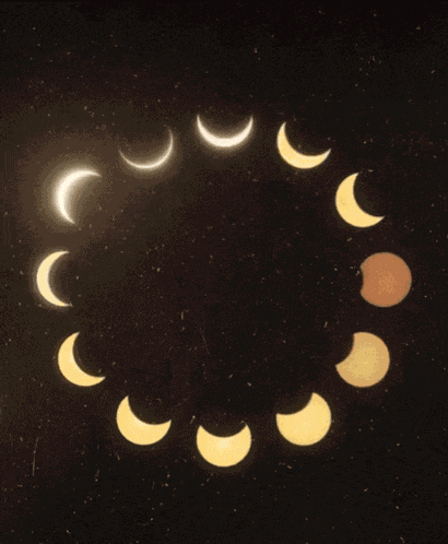 Moon Phases GIF