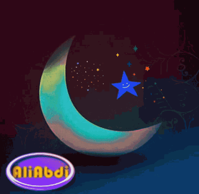Moon Stars GIF