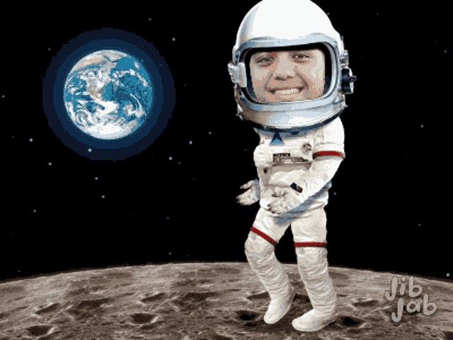 Moonwalk Earth GIF