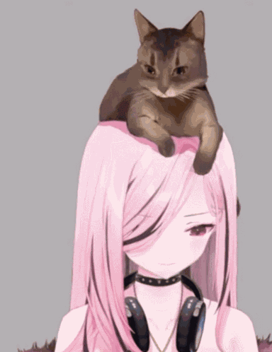 Mori Calliope Cat GIF