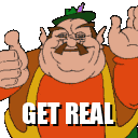 Morshu Get Real Sticker